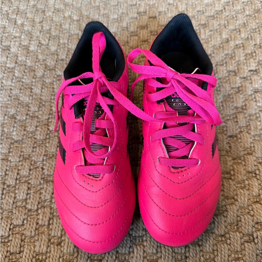 Adidas Kids 13.5 Fuchsia Pink Soccer Cleats